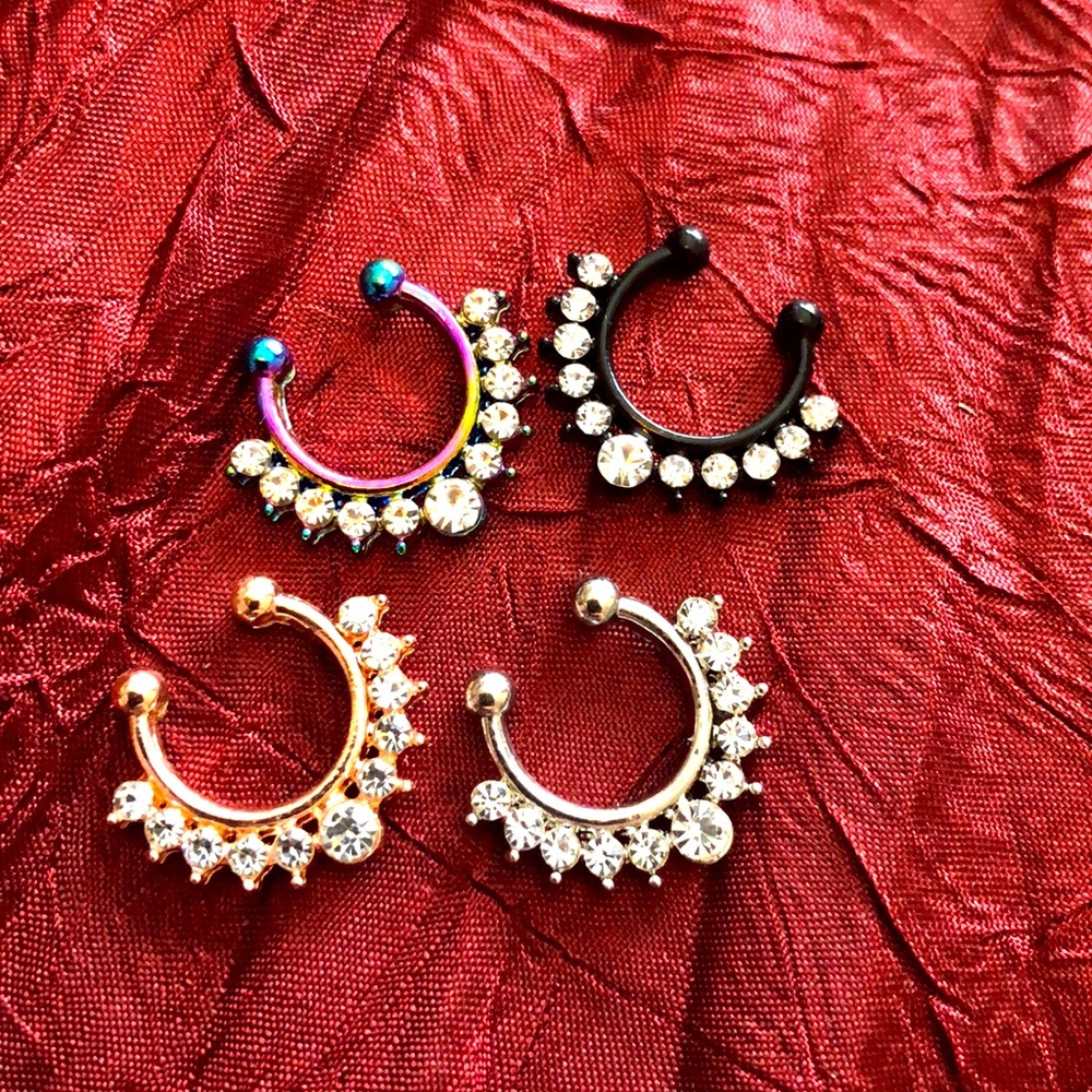 NWOT no piercing septum nose jewelry. Never worn. FINAL PRICE!